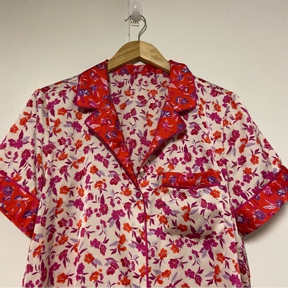 Ann Taylor floral pajama Top Size M - Picture 3 of 7